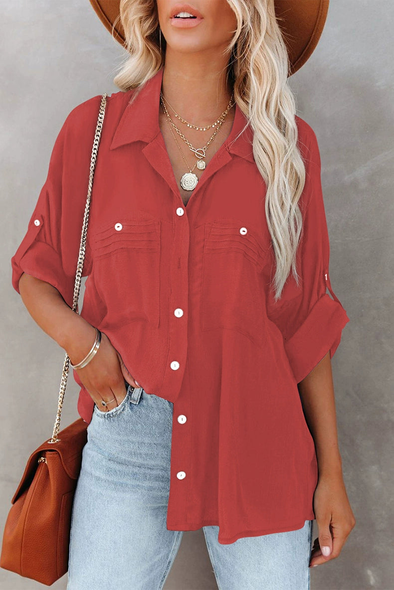 Summer White Casual Short Sleeve Shirt Women 2024 New Arrival Easiest for Match Single Breasted Lapel Women's Cardigan Niche Shirt