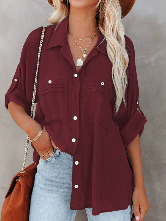 Summer White Casual Short Sleeve Shirt Women 2024 New Arrival Easiest for Match Single Breasted Lapel Women's Cardigan Niche Shirt