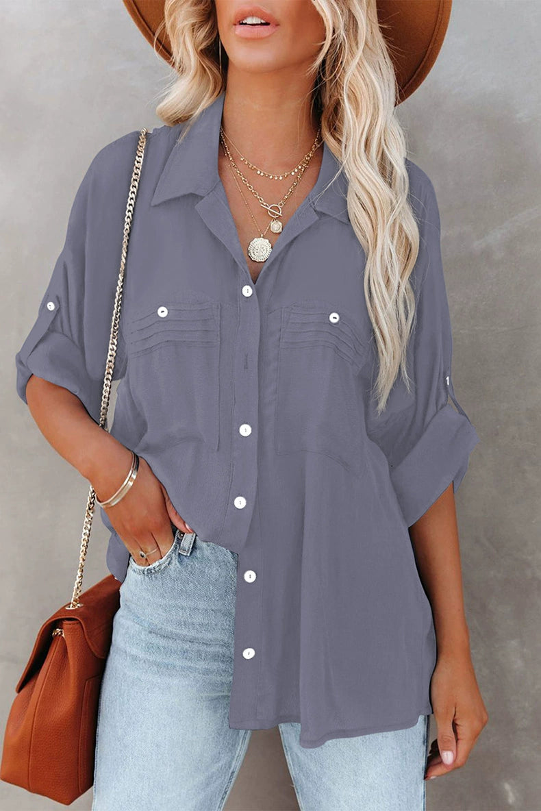 Summer White Casual Short Sleeve Shirt Women 2024 New Arrival Easiest for Match Single Breasted Lapel Women's Cardigan Niche Shirt