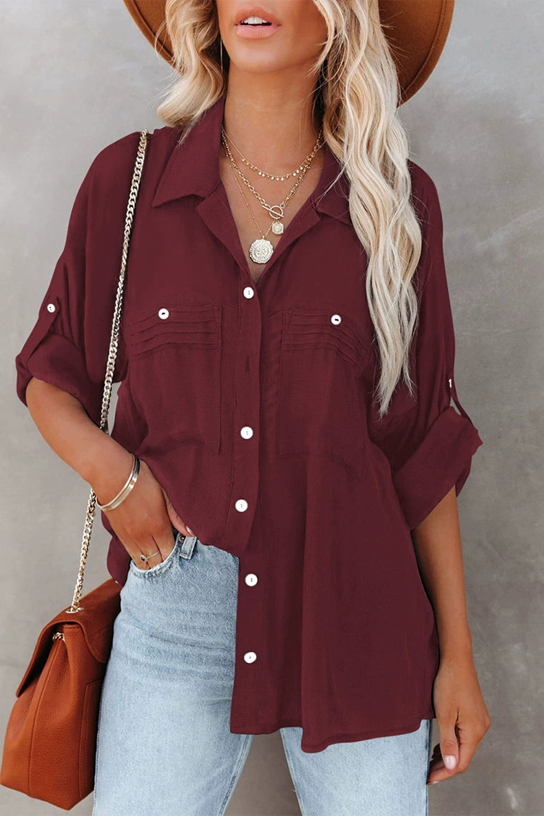 Summer White Casual Short Sleeve Shirt Women 2024 New Arrival Easiest for Match Single Breasted Lapel Women's Cardigan Niche Shirt