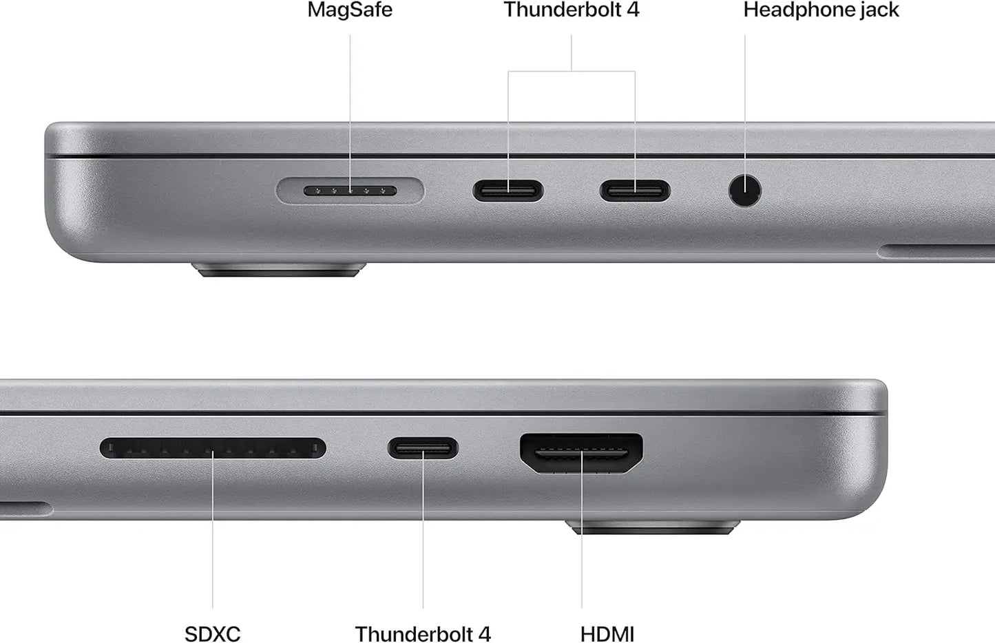 Apple MacBook Pro 16" 2023 with Apple M2 Pro chip, 16GB RAM 512GB SSD, Space Gray MNW83LL/A (Certified Refurbished - Excellent)